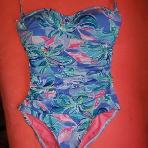 Lilly pulitzer one piece bathing suit